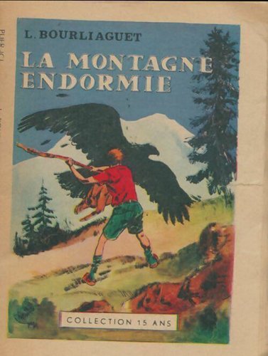 Le garçon n'attaque pas l'aigle, il défend ses brebis.