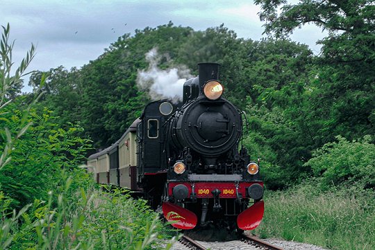  loco à vapeur ne sert plus qu'aux grands jours...