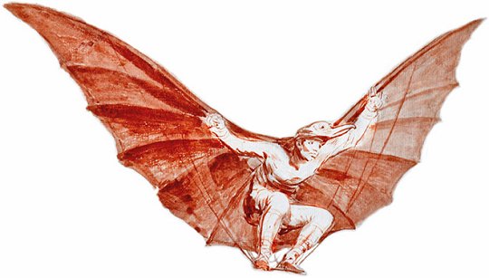 Goya, «Modo de volar» (= manière de voler