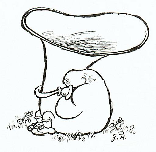 Illustration pour « À la recherche du pet tordu » de Marcel Prout.